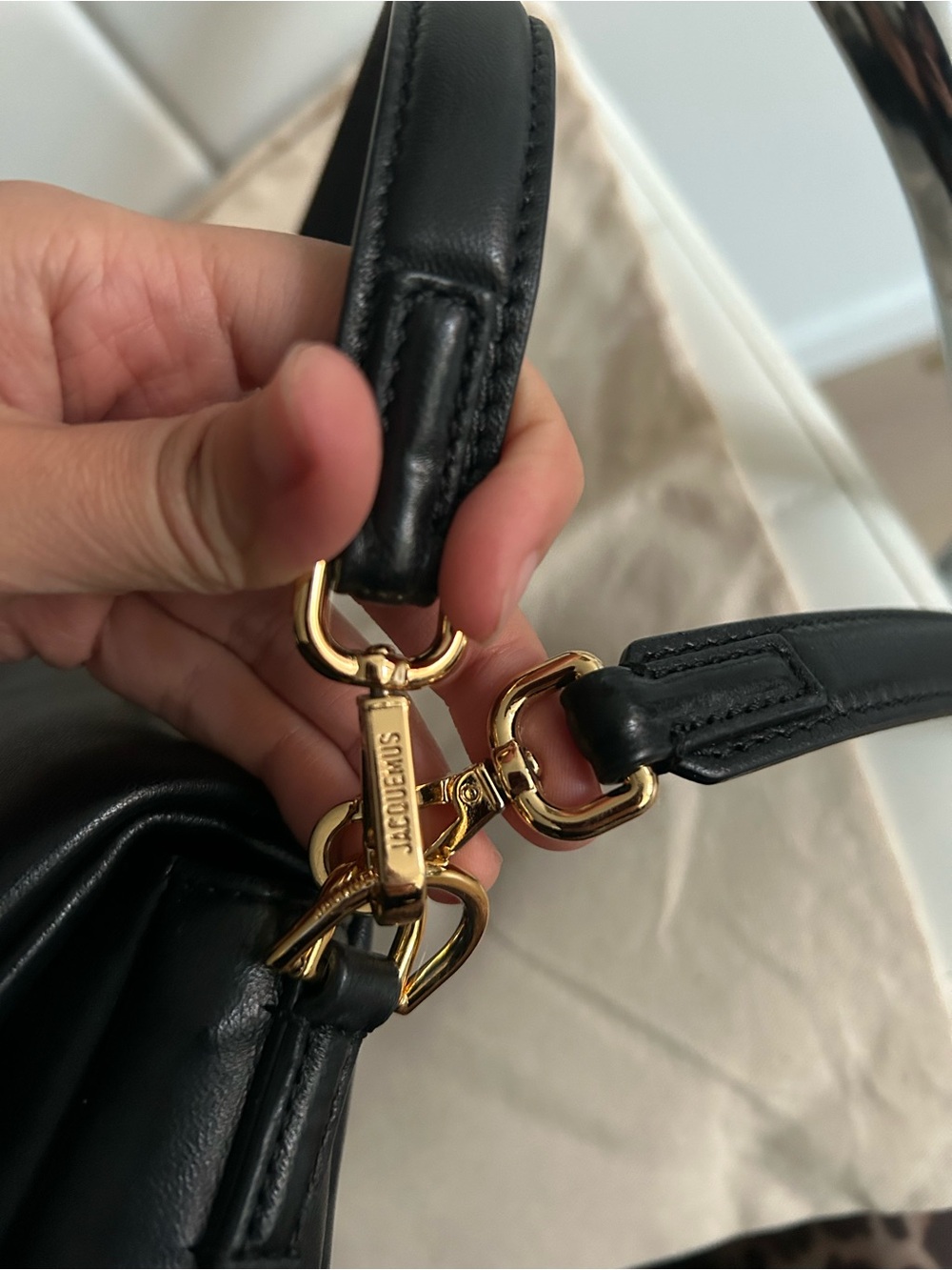 Jacquemus Le Bambinou Bag in Black - Picture 6 of 10